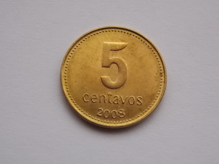 5 CENTAVOS 2008 ARGENTINA