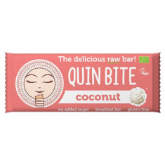 Baton bio raw vegan cu cocos - Quin Bite 30 g | Quin Bite