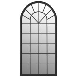 Cumpara ieftin Oglinda,negru, 90x45 cm,fier, pentru utilizare in interior