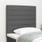 vidaXL Tăblie cap Altele cu headboard Gri &icirc;nchis 100 cm țesătură