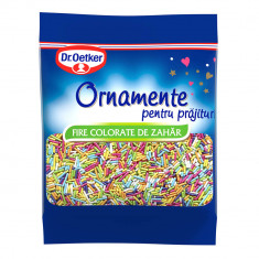 Ornamente Colorate pentru Prajituri DR. OETKER, Zahar, 30 g, Ornamente de Zahar, Ornamente pentru Deserturi, Ornamente de Zahar pentru Prajituri, Orna