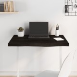 Gossi blat de masa maro 80x60x(2-6) cm, lemn masiv stejar tratat
