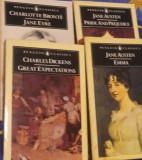 LOT 4 CARTI IN ENGLEZA JANE EYRE,EMMA,GREAT EXPECTATIONS,PRIDE AND PREJUDICE