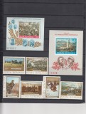 ROMANIA 1977 LP 933 LP 934 LP 935 CENTENARUL INDEPENDENTEI SERIE+COLITE MNH