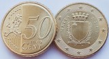 01B14 Malta 50 euro cent 2017 2nd map km 130 UNC, Europa