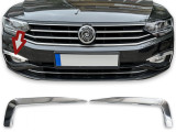 Ornamente cromate pentru proiectoare, bara fata Volkswagen Passat B8 Facelift din 2020