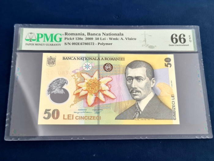 50lei din 2009 PMG66EPQ