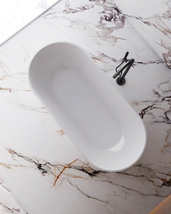 Cada Freestanding Marble Luxe 1