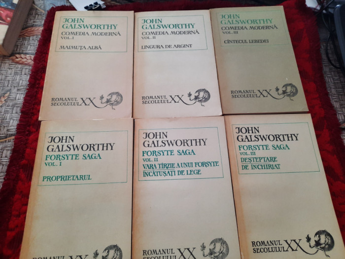 JOHN GALSWORTHY FORSYTE SAGA/COMEDIA UMANA 6 VOLUME RF18/0