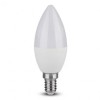 BEC LED E14 3.5W DIMABIL RGB SI 6400K + TELECOMANDA, V-TAC