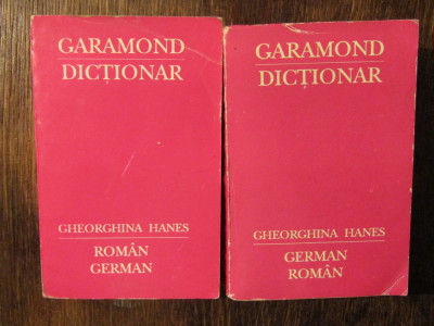 Dicționar rom&amp;acirc;n-german / german-rom&amp;acirc;n (2 vol.) - Gheorghina Hanes foto