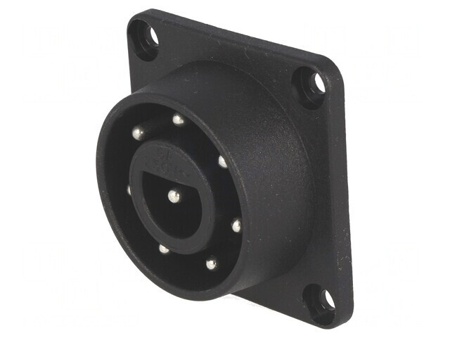 Conector Circular THT Tată 8 Pin 6A 250VAC Poliamidă