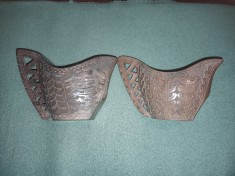 CAUC SCULPTAT DIN LEM- CAUC VECHI DIN LEMN- PAHAR VECHI DIN LEMN
