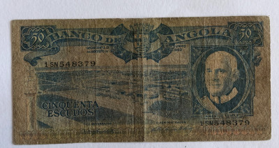 Angola 50 escudos 1962 Americo Tomas foto