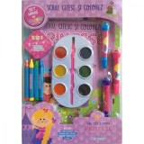 Scriu, citesc si colorez, Printese, Girasol