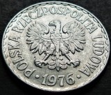 Moneda 1 ZLOT - POLONIA, anul 1976 *cod 2810 B