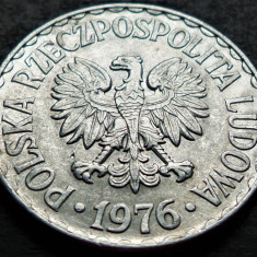 Moneda 1 ZLOT - POLONIA, anul 1976 *cod 2810 B