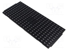 Tăviță ESD pentru circuite electronice ANTISTAT 8x13mm neagră 150&deg;C
