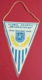Fanion fotbal (anii`80) - UNIVERSITATEA CRAIOVA (aniversare 40 ani 1948-1988)