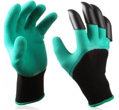 Manusi de gradina cu gheare din ABS, 1 pereche, dimensiune universala