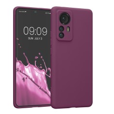 Husa Kwmobile pentru Xiaomi 12 Pro, Silicon, Violet, 57936.187