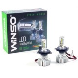 Set Becuri LED Winso H4 &ndash; 12/24V, 60W, 8000Lm, 6500K