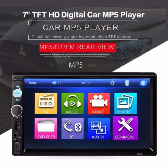 Multimedia Player MP5 Auto Navigatie Android MirrorLink Navigator 2DIN Bluetooth