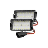 Cumpara ieftin Set 2 lampi numar led 6000k alb-rece Seat Altea Arosa Cordoba Ibiza