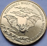 2 Zlote / Zloti 2010 Polonia, Lesser Horseshoe Bat, unc