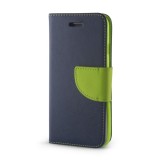 Husa Pentru ALCATEL Idol 3 - 5.5&quot; - Leather Fancy TSS, Bleumarin