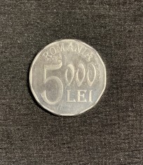 Moneda 5000 lei 2001
