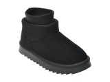 Ghete SELECTION KIDS negre, 6037, din piele intoarsa