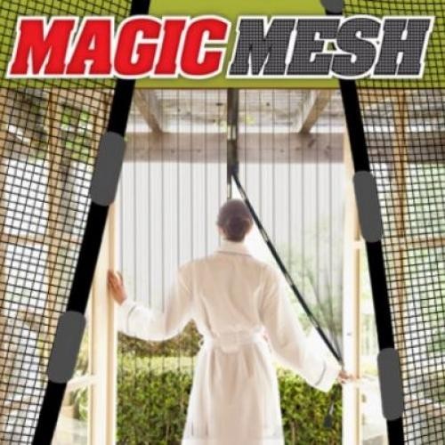 Plasa anti insecte cu magneti pentru usa maxim 220x150cm culoare alba, jumbo  | Okazii.ro