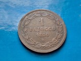 1 baiocco 1850 Vatican