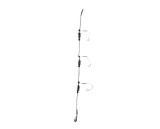 Montura pescuit super caras cu 3 momitoare + 3 carlige legate cu fir textil prokarpfishing