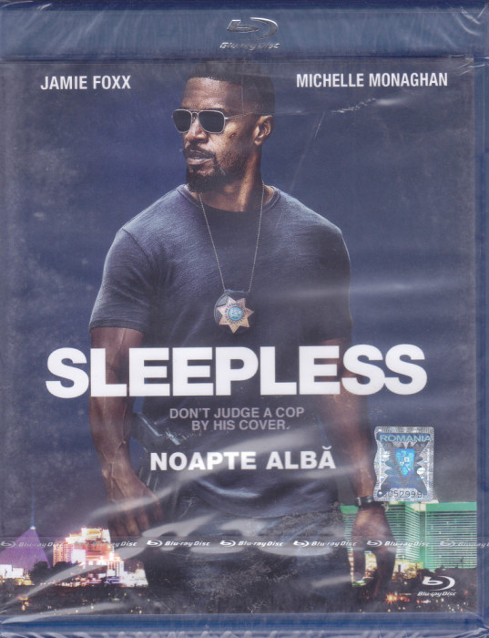 Film Blu Ray: Sleepless ( Jamie Foxx , SIGILAT , sub. lb. romana )