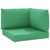 Cumpara ieftin Perne pentru canapea din paleti, 3 buc., verde, textil