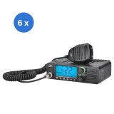 Pachet 6 statii radio CB PNI Escort HP 40, 4W, 12-24V, Multistandard, AM/FM, 40 Canale