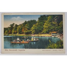 SIBIU , LACUL DUMBRAVEI , CARTE POSTALA , 1932