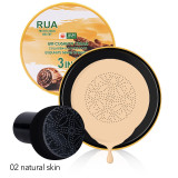 Fond de Ten Air Cusion Cream 3 in 1 Collagen &amp; Licorice Root RUA, 02 Natural Skin