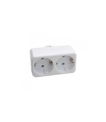 Adaptor distribuitor 2 prize SCHUKO 2x 16A MAX 2300W V-TAC foto