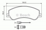 Set placute frana,frana disc VW AMAROK (2H, S1B) (2010 - 2016) BOSCH 0 986 494 170