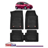 Covorase Auto TeamCar&reg; Tip Tavita Compatibile Citroen C3 I (2002-2009) Negru Material Rezistent, Cauciuc