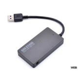 Cumpara ieftin Hub USB 3.0 cu 4 porturi USB-A si conector USB-C, Viteza de transfer 5Gbps
