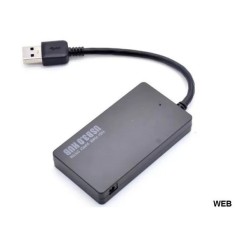Hub USB 3.0 cu 4 porturi USB-A si conector USB-C, Viteza de transfer 5Gbps