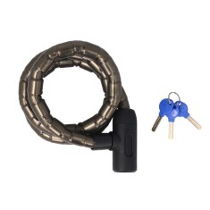 Antifurt cu cheie Oxford Barrier 1.4mx25mm, gri