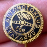 I.458 INSIGNA STICKPIN CEHOSLOVACIA AUTO CLUB AUTOMOTOKLUB CSR 14mm