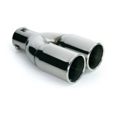 Ornament toba esapament dublu TS-23 din otel inoxidabil lustruit racordare &Oslash;36-54mm Garage AutoRide