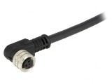 Conector M8 Mamă 3 PIN 90&deg; cu Cablu IP67