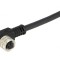 Conector M8 Mamă 3 PIN 90&deg; cu Cablu IP67